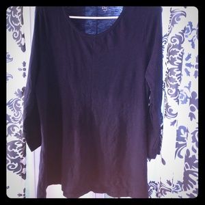 Crown and Ivy top size large flowy cotton top